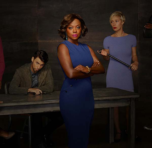 Ilustrando a 3º colocada das 5 séries para advogados, temos uma foto com a atriz protagonista Viola Davis em primeiro plano.