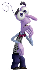 Personagem Medo do filme Divertidamente da Disney Pixar.