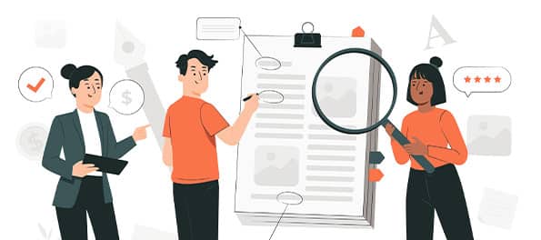 Ilustração representando o conceito de análise crítica.