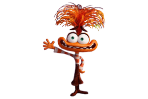 Personagem Ansiedade do filme Divertidamente da Disney Pixar.